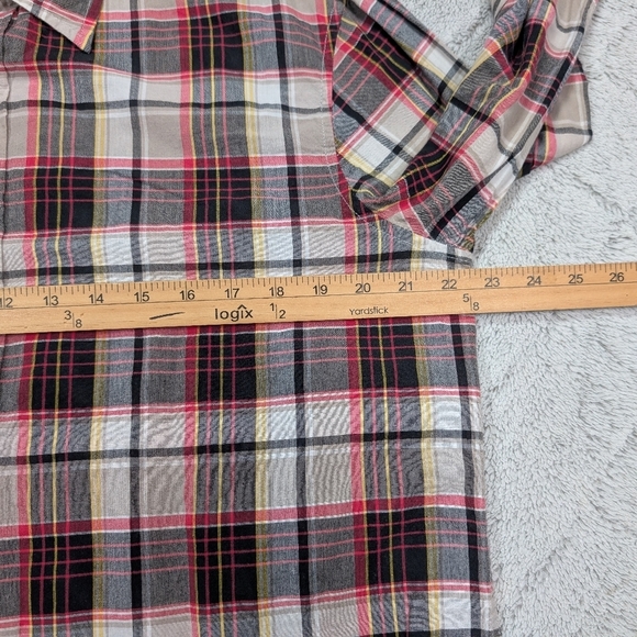 Ralph Lauren Shirt Mens L Black Red Plaid Checkered Denim Supply Button Up - Picture 5 of 7